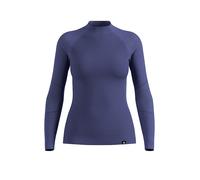 ODLO Maglia intima da donna Natural Merino 260 1/2 Zip blu | XS