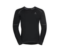 Odlo Uomo Maglietta termica a maniche lunghe ACTIVE X-WARM, Black, XL