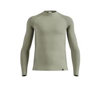 ODLO Maglia intima da uomo Natural Merino 260 1/2 Zip grigio chiaro | S
