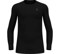 Odlo - Maglia termica a maniche lunghe - BL Top Crew Neck LS Active Warm Eco M Black per Uomo - Taglia S - Nero