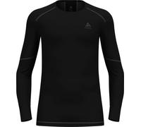 Odlo Uomo Maglietta termica a maniche lunghe ACTIVE X-WARM, Black, M