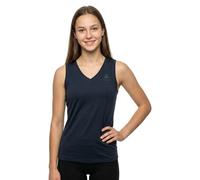 Odlo - Women's BL Top V-Neck Singlet Active F-Dry Light - Intimo sintetico XS nero/blu