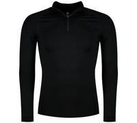 Odlo - Prima pelle tecnica con mezza zip - Performance Warm Baselayer Top Turtle Neck Half Zip M Black in Poliestere Riciclato - Taglia M - Nero