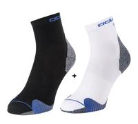 ODLO Medium Ceramicool Run 2 Lot De 2 - Uomo - Nero / Bianco / Blu - Taglia 36/38- modello 2024