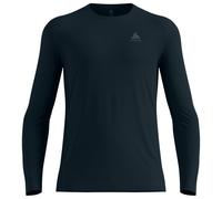 Odlo - Merino 160 Bl Top Crew Neck L/S - Intimo lana merinos S blu/nero