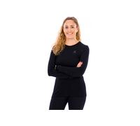 Odlo Merino 160Crew Manica Lunga Donna - Nero