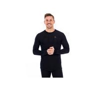 Odlo Merino 160Crew Manica Lunga Uomini in nero