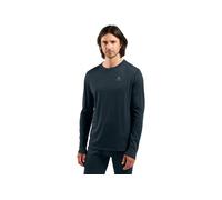 Odlo - Merino 160 Bl Top Crew Neck L/S - Intimo lana merinos XL blu/nero