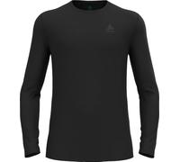 Odlo Merino 160Crew - Maglietta a Maniche Lunghe da Uomo, Colore Nero