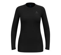 Odlo Merino 160Crew Manica Lunga Donna - Nero