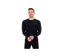 Odlo - Maglia termica in lana merino - BL Top Crew Neck LS Merino 200 M Black per Uomo in Pelle - Taglia XL - Nero