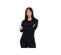 Odlo Maglia intima tecnica Merino 200 girocollo maniche lunghe Donna Nero XS