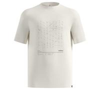 ODLO Merino Tencel Hyper Mapping - maglia trekking manica corta - uomo Dark White M