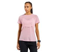 ODLO Merino Tencel Hyper Mapping W - maglia trekking manica corta - donna Pink/Black M