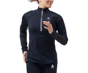 Odlo Mid layer 1/2 zip ZEROWEIGHT CERAMIWARM Felpe L Nero
