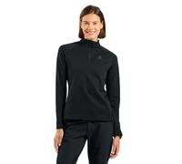 ODLO Midlayer 1/2 zip Besso W - felpa in pile - donna XS Black/Black woman Recycled Polyester