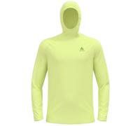 ODLO Midlayer Millennium Element - maglia running con cappuccio - uomo S Green man