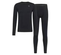 ODLO Natural Merino 200 - set intimo funzionale - uomo S Black man Lana Merino