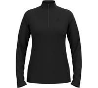 Odlo Odlo Fleecepullover Damen Essential Light I Midlayer mit Halbreißverschluss I Langarm Wandershirt Strato Medio per Esterni Donna (Pacco da 1)