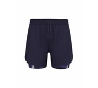 ODLO Pantaloncini da running da uomo Zeroweight Print 5 pollici lilla | L