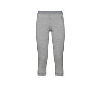 ODLO Pantalone intimo da donna Natural 100% Merino Warm 3/4 grigio | S