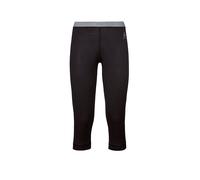ODLO Pantalone intimo da donna Natural 100% Merino Warm 3/4 nero | XS