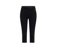 ODLO Pantaloni da donna 3/4 Merino 200 nero | S