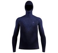 Odlo - Performance Warm Blackcomb Bl Top Facemask L/S - Intimo sintetico L blu