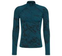 Odlo - Performance Warm Blackcomb Bl Top L/S Half Zip - Intimo sintetico XL blu