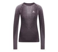 Odlo - Performance Warm Blackcomb - BL Top Crew Neck LS Performance Warm W Blackcomb Gray Ridge per Donne - Taglia L - Grigio