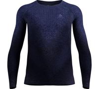 Odlo Performance Warm Blackcomb Long Sleeve Base Layer Blu M Uomo