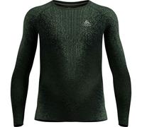 ODLO Blackcomb Warm - maglietta tecnica maniche lunghe - uomo L Dark Green man Recycled Polyester