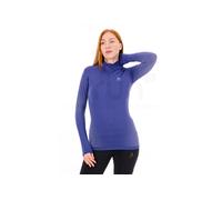 Odlo Top Turtle Neck Half Zip Performa Long Sleeve Base Layer Blu L Donna