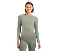 ODLO Performance Warm Eco Baselayer - maglietta tecnica - donna Green XS