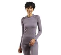 ODLO Performance Warm Eco Baselayer - maglietta tecnica - donna Light Purple XL