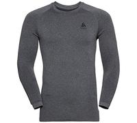 Odlo Performance Warm Eco - Maglietta da Uomo con Scollo Rotondo, Taglie L/S