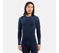 Odlo - Performance Warm Bl Top Crew Neck L/S - Intimo sintetico L blu