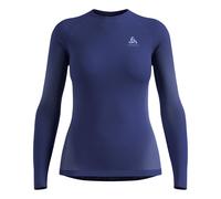 Odlo Performance WarmCrew Manica lunga Donna-blu