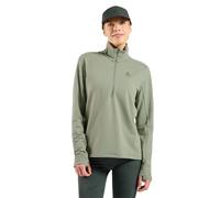 Odlo Essential Thermal Full Zip Fleece Verde XS Donna