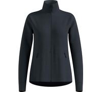 Odlo - Pile con cerniera - Mid Layer Full Zip Essential Grid Fleece W Black Melange per Donne - Taglia M - Nero