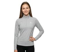 Odlo ROY_542331, Strato medio per esterni Donna, Odlo Silver Grey - White - Stripes, XL