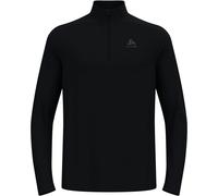 Odlo - Pile da trail/running - Essential 1/2 Zip Mid Layer M Black - Black per Uomo - Taglia L - Nero