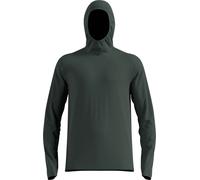 Odlo - Pile sottile da uomo con cappuccio - Mid Layer Essentials Thermal Hoodie M Urban Chic per Uomo - Taglia L - Grigio