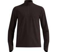 Odlo - Pile versatile semi-zip - Essential Thermal Mid Layer 1/2 Zip M Espresso in Poliestere Riciclato - Taglia M - Marrone