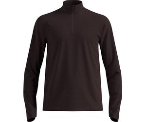 Odlo - Pile versatile semi-zip - Essential Thermal Mid Layer 1/2 Zip M Espresso in Poliestere Riciclato - Taglia M - Marrone