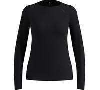 Odlo - Prima pelle tecnica a girocollo - Active X-Warm Baselayer Top Crew Neck W Black in Poliestere Riciclato - Taglia M - Nero