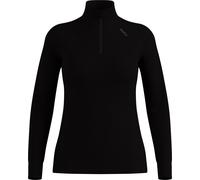 Odlo - Prima pelle tecnica mezza zip - Active X-Warm Baselayer Top Turtle Neck Half Zip W Black in Poliestere Riciclato - Taglia S - Nero