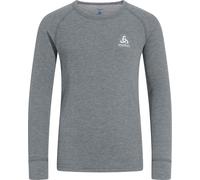 Odlo - Primo strato tecnico - BL Top Crew Neck LS Active Warm Eco Kids Steel Grey Melange - Taglia 116 cm - Grigio