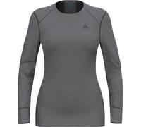 Odlo - Primo strato tecnico - BL Top Crew Neck LS Active X-Warm Eco W Steel Grey Melange per Donne - Taglia L - Grigio
