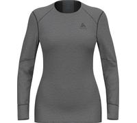 Odlo - Primo strato tecnico - BL Top Crew Neck LS Active X-Warm Eco W Steel Grey Melange per Donne - Taglia XS - Grigio